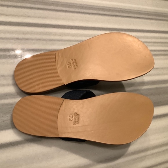 Mr. Turk MENS SLIDES SANDALS * BRAND NEW * Blue Denim Straps SIZE 13 Sho… - Picture 4 of 4
